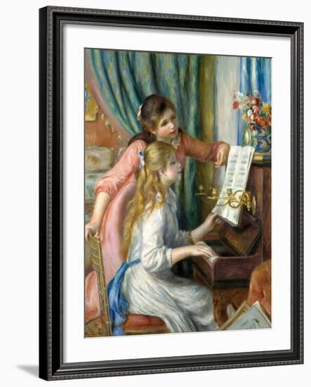 Two Young Girls at the Piano, 1892-Pierre-Auguste Renoir-Framed Giclee Print