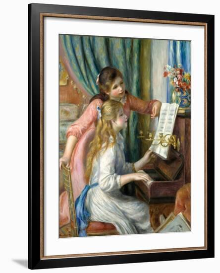 Two Young Girls at the Piano, 1892-Pierre-Auguste Renoir-Framed Giclee Print