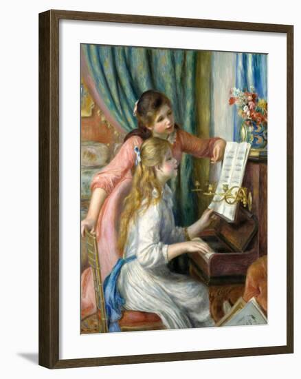 Two Young Girls at the Piano, 1892-Pierre-Auguste Renoir-Framed Giclee Print