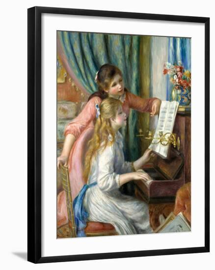 Two Young Girls at the Piano, 1892-Pierre-Auguste Renoir-Framed Giclee Print