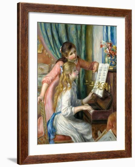 Two Young Girls at the Piano, 1892-Pierre-Auguste Renoir-Framed Giclee Print