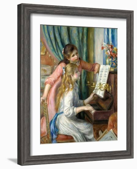 Two Young Girls at the Piano, 1892-Pierre-Auguste Renoir-Framed Giclee Print