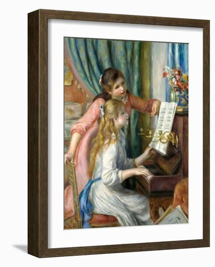 Two Young Girls at the Piano, 1892-Pierre-Auguste Renoir-Framed Giclee Print