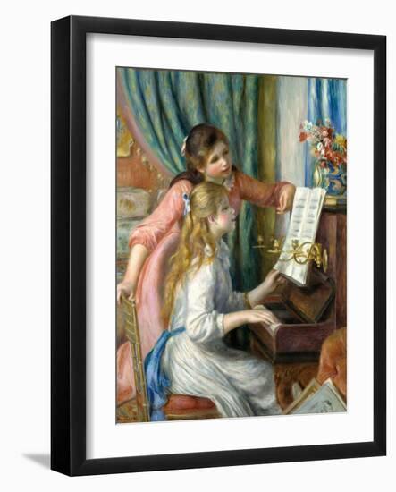 Two Young Girls at the Piano, 1892-Pierre-Auguste Renoir-Framed Giclee Print