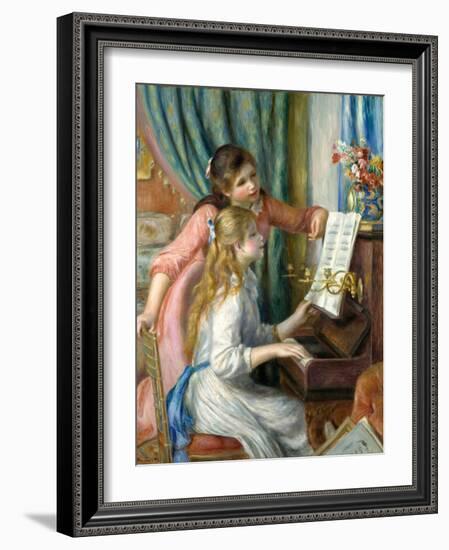 Two Young Girls at the Piano, 1892-Pierre-Auguste Renoir-Framed Giclee Print