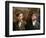 Two Young Newsboys Smoking, Saint Louis, Missouri, Usa, 1910 (Coloured Photo)-Lewis Wickes Hine-Framed Giclee Print