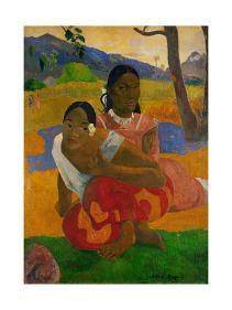 1892 crouching tahitian gauguin