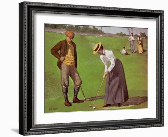 Twosome-Arthur Burdett Frost-Framed Art Print