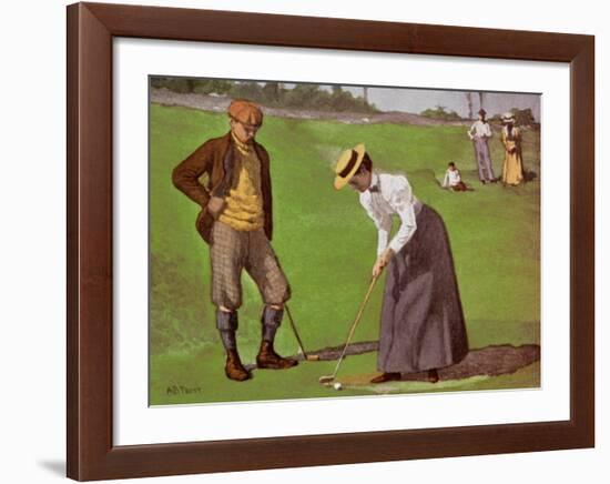 Twosome-Arthur Burdett Frost-Framed Art Print