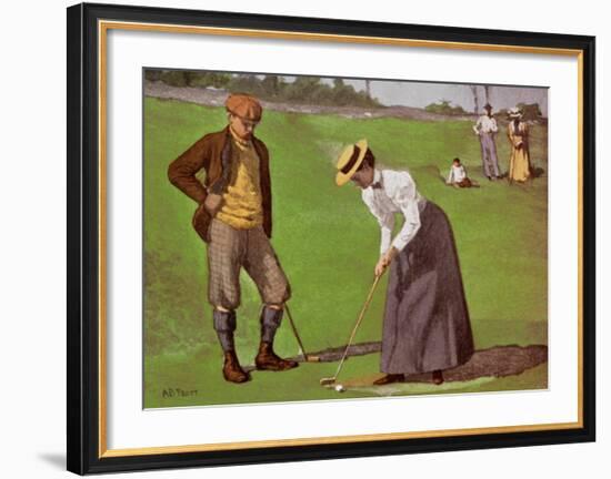 Twosome-Arthur Burdett Frost-Framed Art Print