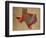 TX Colorful Counties-Red Atlas Designs-Framed Giclee Print