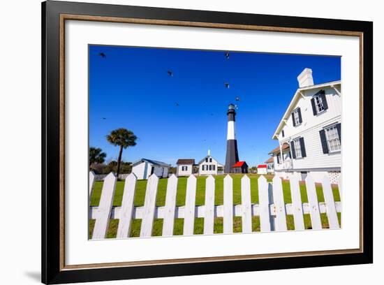 Tybee Island Light House of Tybee Island, Georgia, Usa.-SeanPavonePhoto-Framed Photographic Print