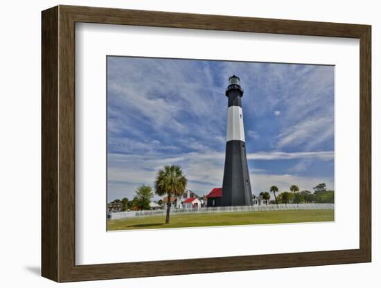 Tybee Island Lighthouse just to the east of Savannah, Georgia-Darrell Gulin-Framed Photographic Print