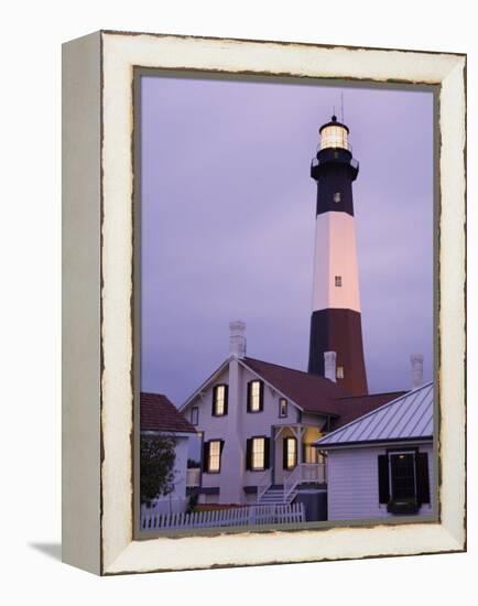 Tybee Island Lighthouse, Savannah, Georgia, United States of America, North America-Richard Cummins-Framed Premier Image Canvas