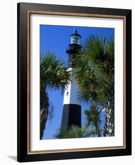 Tybee Island Lighthouse, Savannah, Georgia-Julie Eggers-Framed Photographic Print