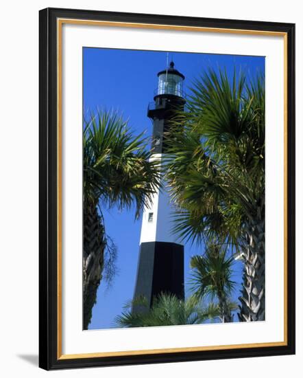 Tybee Island Lighthouse, Savannah, Georgia-Julie Eggers-Framed Photographic Print