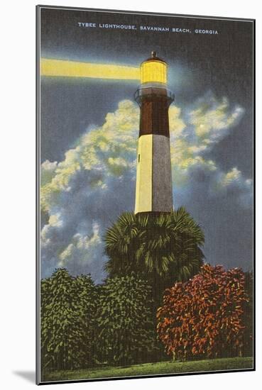 Tybee Lighthouse, Savannah Beach, Georgia-null-Mounted Art Print