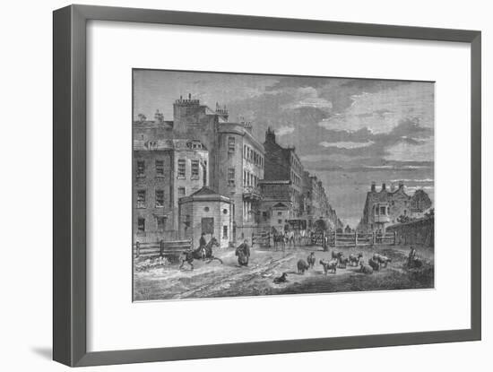 Tyburn Turnpike, Westminster, London, 1820 (1878)-Unknown-Framed Giclee Print