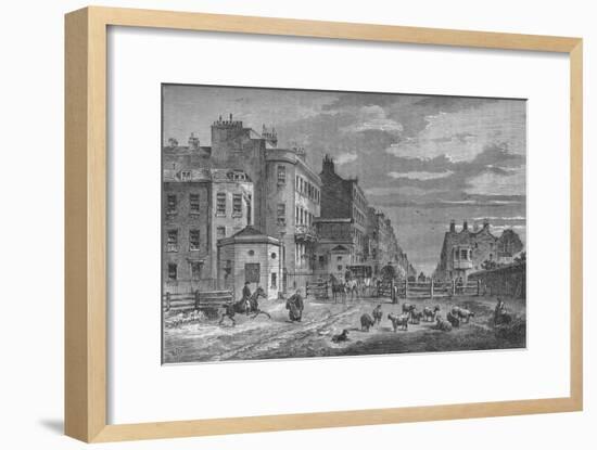 Tyburn Turnpike, Westminster, London, 1820 (1878)-Unknown-Framed Giclee Print