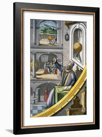 Tycho Brahe, Danish astronomer, (c1630)-Joan Blaeu-Framed Giclee Print