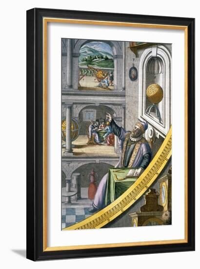 Tycho Brahe, Danish astronomer, (c1630)-Joan Blaeu-Framed Giclee Print