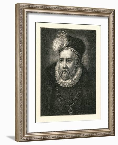 Tycho Brahe, Danish Astronomer-Detlev Van Ravenswaay-Framed Photographic Print