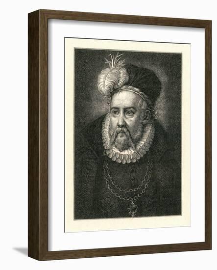 Tycho Brahe, Danish Astronomer-Detlev Van Ravenswaay-Framed Photographic Print