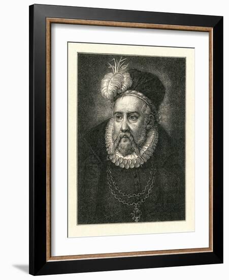Tycho Brahe, Danish Astronomer-Detlev Van Ravenswaay-Framed Photographic Print