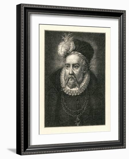 Tycho Brahe, Danish Astronomer-Detlev Van Ravenswaay-Framed Photographic Print