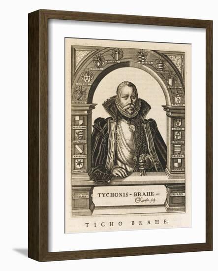 Tycho Brahe Danish Astronomer-Nicolas de Larmessin-Framed Art Print