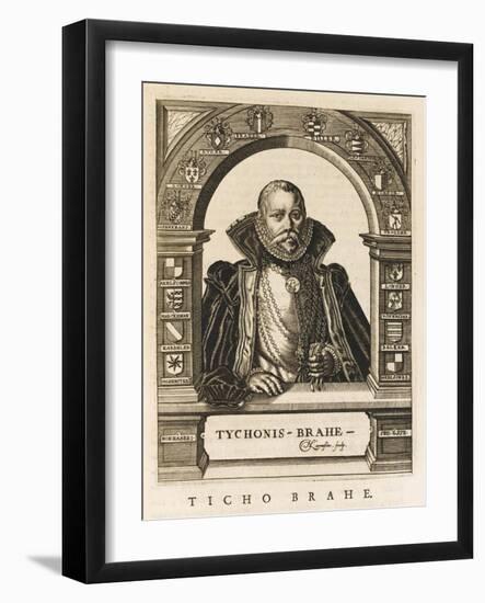 Tycho Brahe Danish Astronomer-Nicolas de Larmessin-Framed Art Print