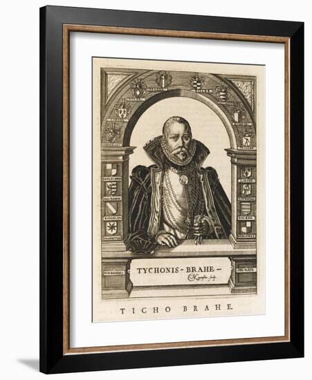 Tycho Brahe Danish Astronomer-Nicolas de Larmessin-Framed Art Print