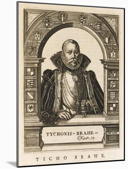 Tycho Brahe Danish Astronomer-Nicolas de Larmessin-Mounted Art Print