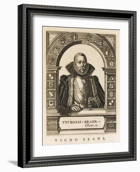 Tycho Brahe Danish Astronomer-Nicolas de Larmessin-Framed Art Print