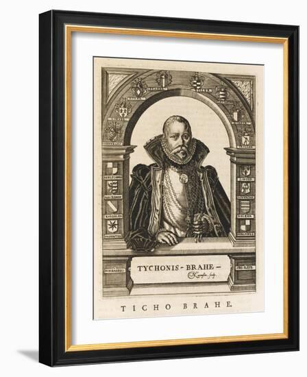 Tycho Brahe Danish Astronomer-Nicolas de Larmessin-Framed Art Print