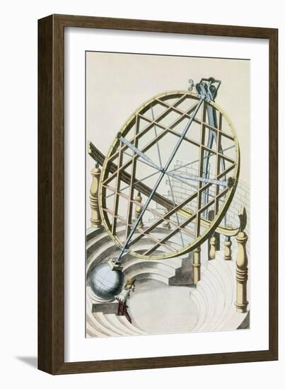 Tycho Brahe's Armillary Sphere-Science Source-Framed Giclee Print