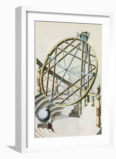 Tycho Brahe's Armillary Sphere-Science Source-Framed Giclee Print