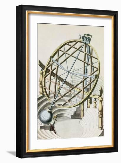 Tycho Brahe's Armillary Sphere-Science Source-Framed Giclee Print