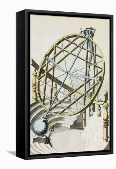 Tycho Brahe's Armillary Sphere-Science Source-Framed Premier Image Canvas