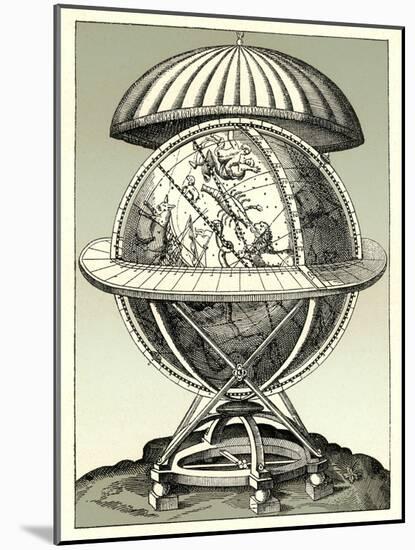 Tycho Brahe's Celestial Sphere, 1584-Detlev Van Ravenswaay-Mounted Photographic Print