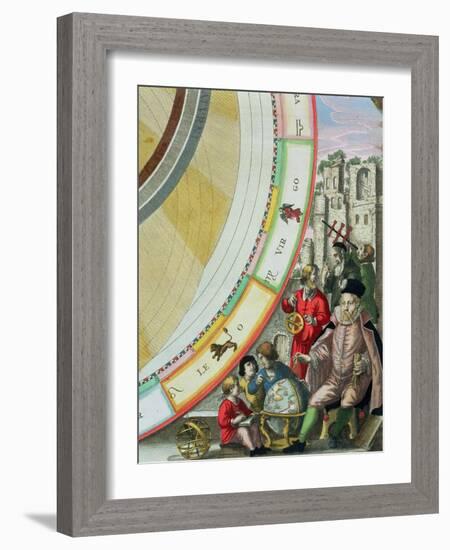 Tycho Brahe-Andreas Cellarius-Framed Giclee Print