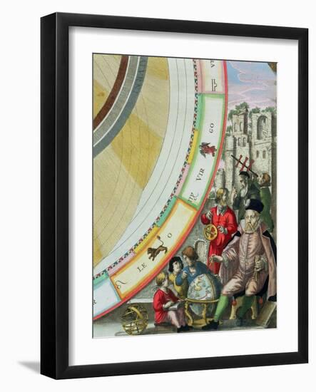 Tycho Brahe-Andreas Cellarius-Framed Giclee Print