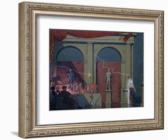 Tyltyl turns the Diamond in The Palace of Luxury-Frederick Cayley Robinson-Framed Giclee Print