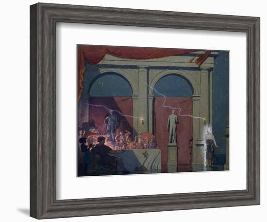 Tyltyl turns the Diamond in The Palace of Luxury-Frederick Cayley Robinson-Framed Giclee Print