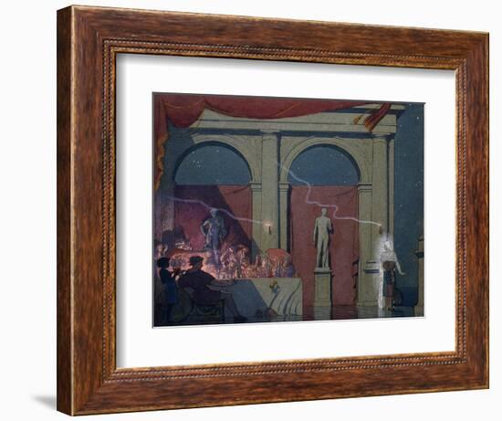 Tyltyl turns the Diamond in The Palace of Luxury-Frederick Cayley Robinson-Framed Giclee Print