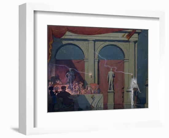 Tyltyl turns the Diamond in The Palace of Luxury-Frederick Cayley Robinson-Framed Giclee Print