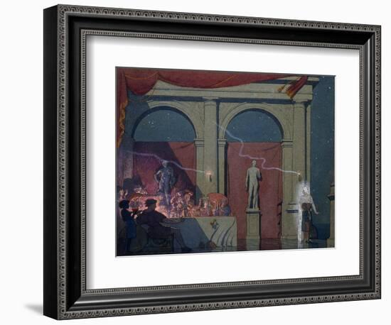 Tyltyl turns the Diamond in The Palace of Luxury-Frederick Cayley Robinson-Framed Giclee Print