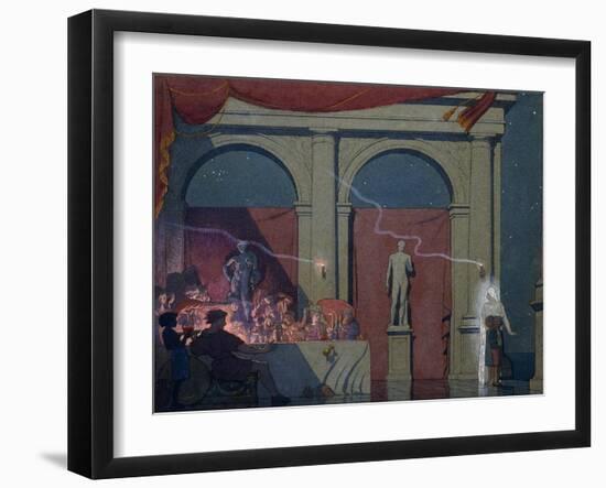 Tyltyl turns the Diamond in The Palace of Luxury-Frederick Cayley Robinson-Framed Giclee Print