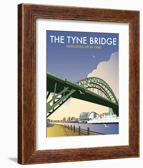 Tyne Bridge - Dave Thompson Contemporary Travel Print-Dave Thompson-Framed Art Print