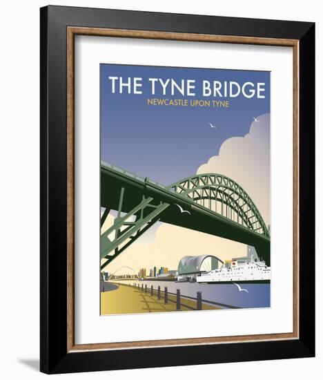 Tyne Bridge - Dave Thompson Contemporary Travel Print-Dave Thompson-Framed Art Print